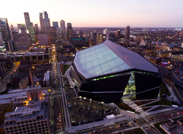 photo of U.S. bank stadium in minneapolis, minnesota