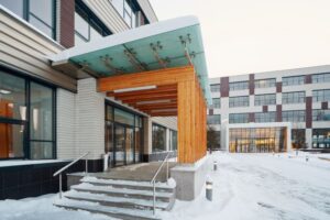 Means of egress in wintery weather