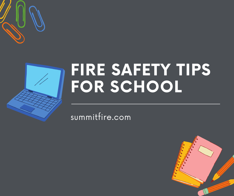 fire safety tips for school
