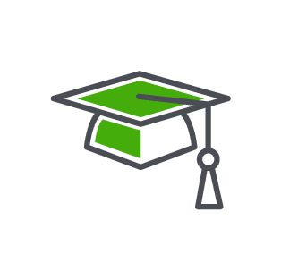 icon of a graduation cap with a tassel